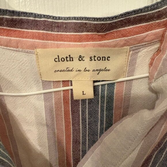 Cloth & Stone Multicolor Striped Top - Picture 2 of 2